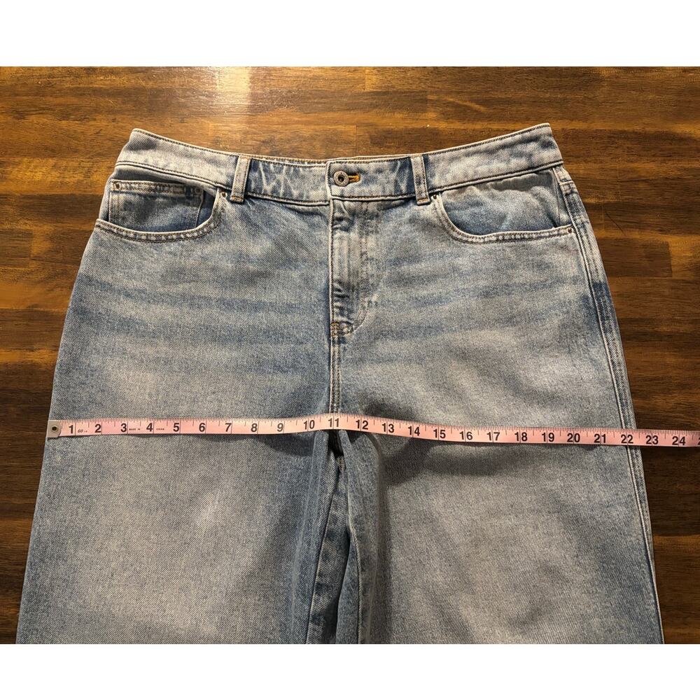 Talbots Women's 14 Petite 36 x 25 Jeans Ankle Straight High Rise Blue Denim - Picture 7 of 11